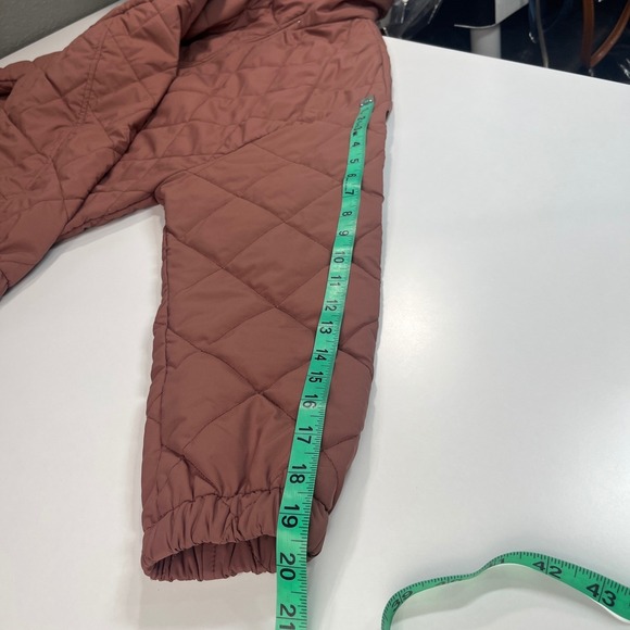 Vuori Echo Insulated Bomber Jacket Womens Terracotta Quilted Puffer sz M/L *Read - Picture 10 of 16